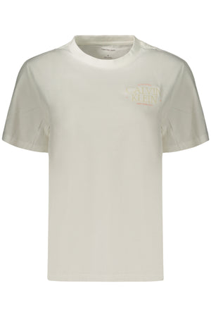 CALVIN KLEIN CAMISETA DE MANGA CORTA BLANCA PARA MUJER