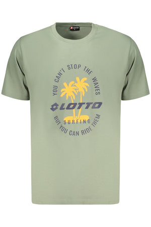 LOTTO CAMISETA VERDE DE MANGA CORTA PARA HOMBRE
