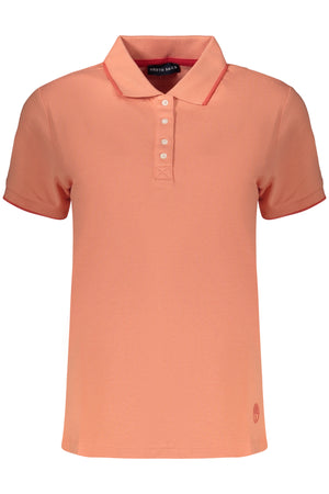 North Sails Women's Short Sleeve Polo Pink