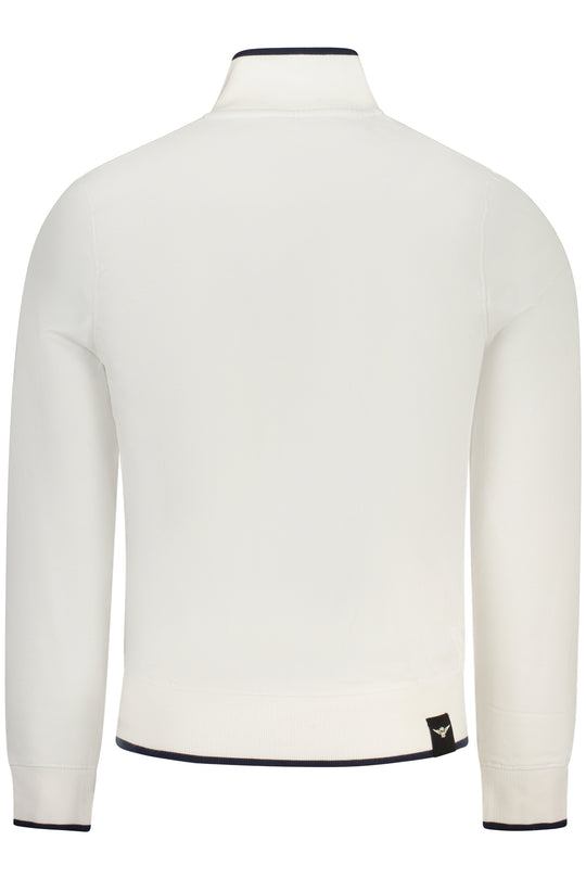 Accademia Militare Military Academy Men's White Zip-Up Sweatshirt