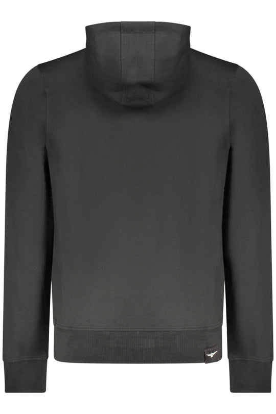 Accademia Militare Military Academy Men's Black Zip-Up Sweatshirt