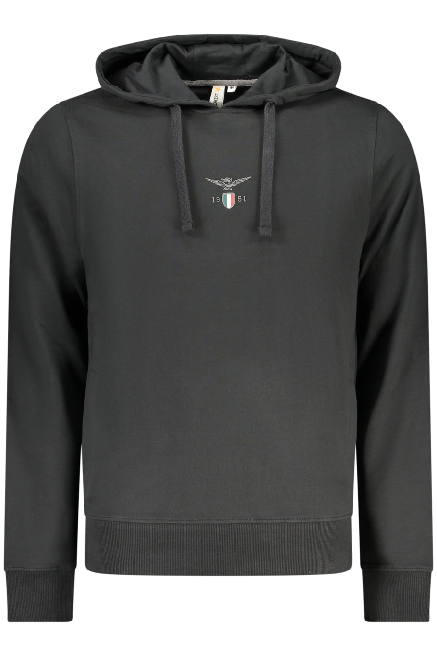 Accademia Militare Military Academy Men's Black Zip-Up Sweatshirt