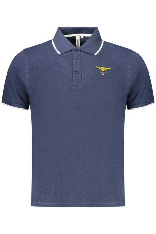 Accademia Militare Military Academy Men's Short-Sleeved Polo Shirt, Blue
