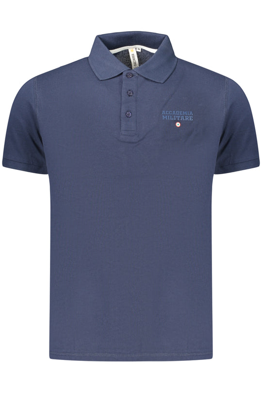 Accademia Militare Military Academy Men's Short-Sleeved Polo Shirt, Blue