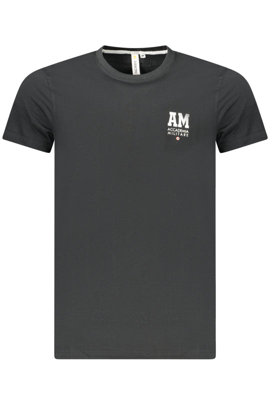 Accademia Militare Military Academy Men's Black Short-Sleeve T-Shirt