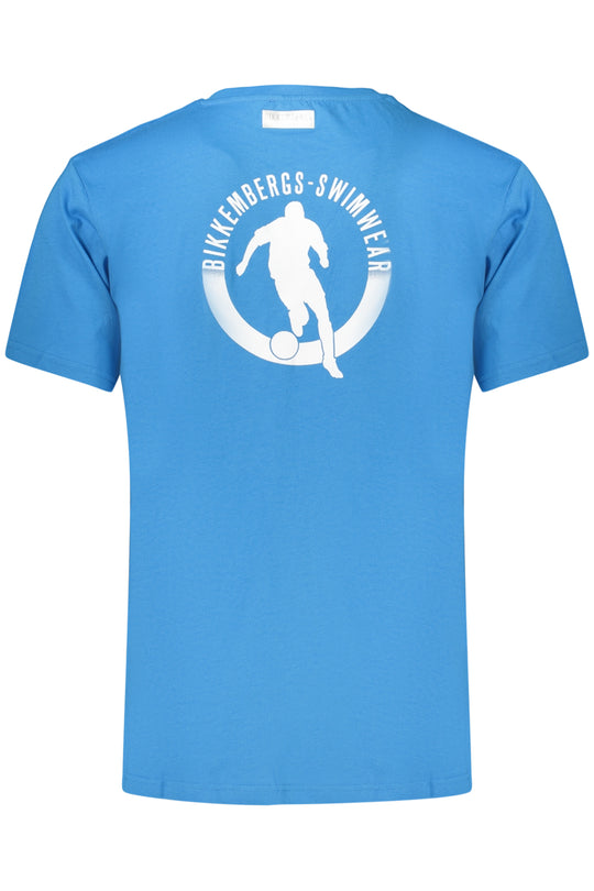 Bikkembergs Men's Short-Sleeved T-Shirt, Blue