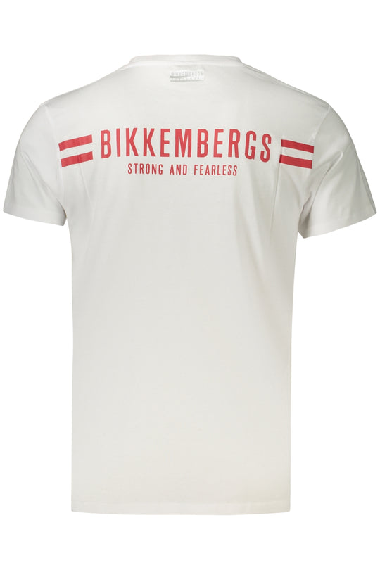 Bikkembergs Men's Short-Sleeve T-Shirt White