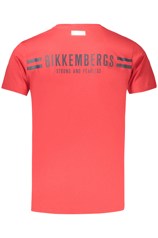 Bikkembergs Men's Short-Sleeved T-Shirt, Red