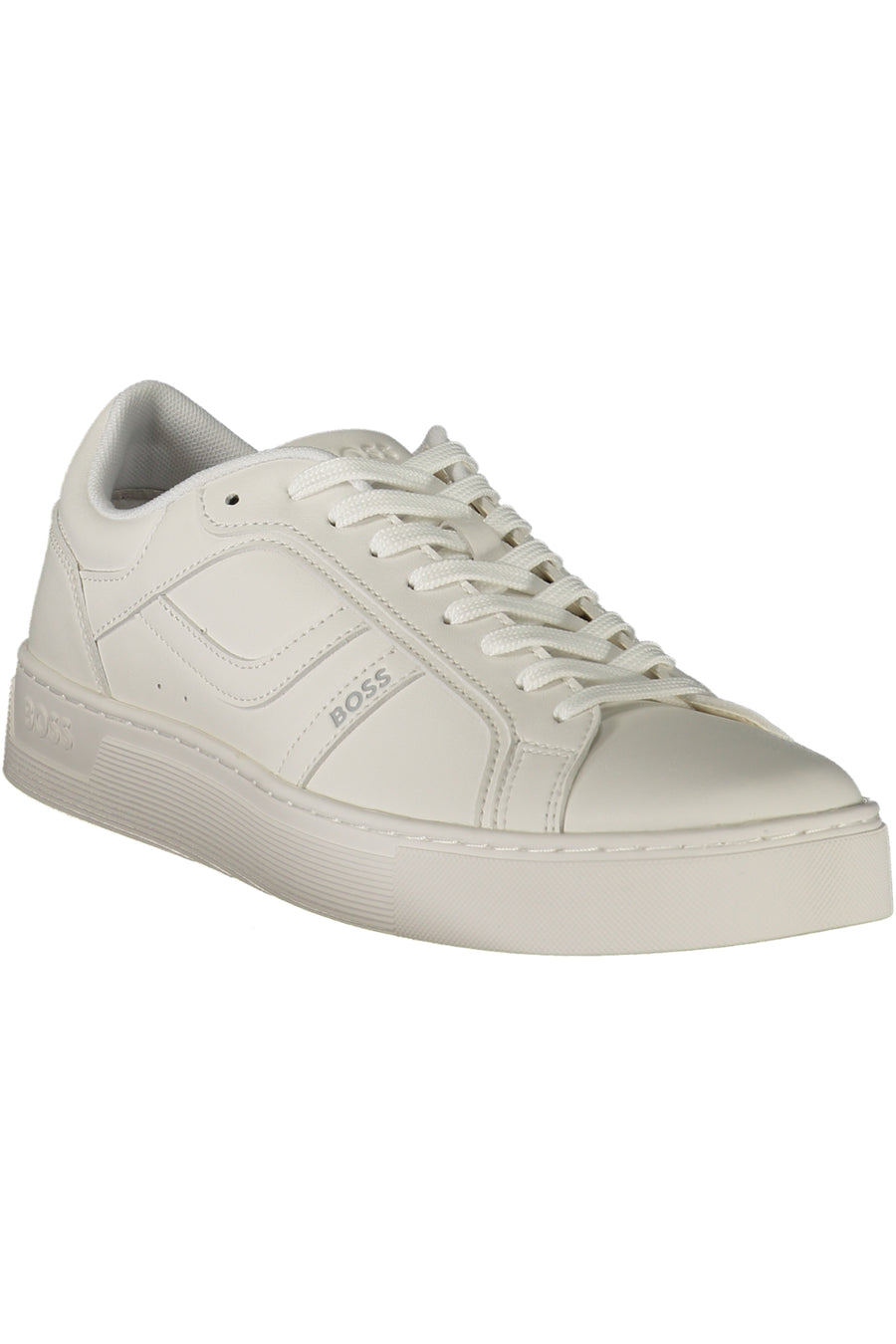 BOSS Men's White Sports Footwear
