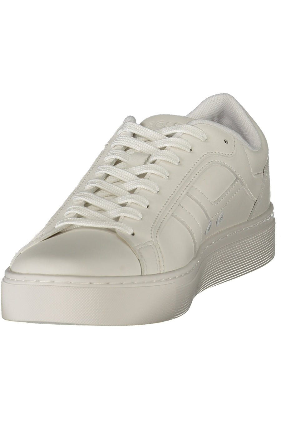 BOSS Men's White Sports Footwear