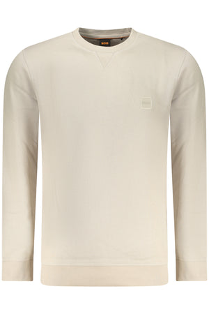 BOSS Men's Zip-Up Sweatshirt, Beige