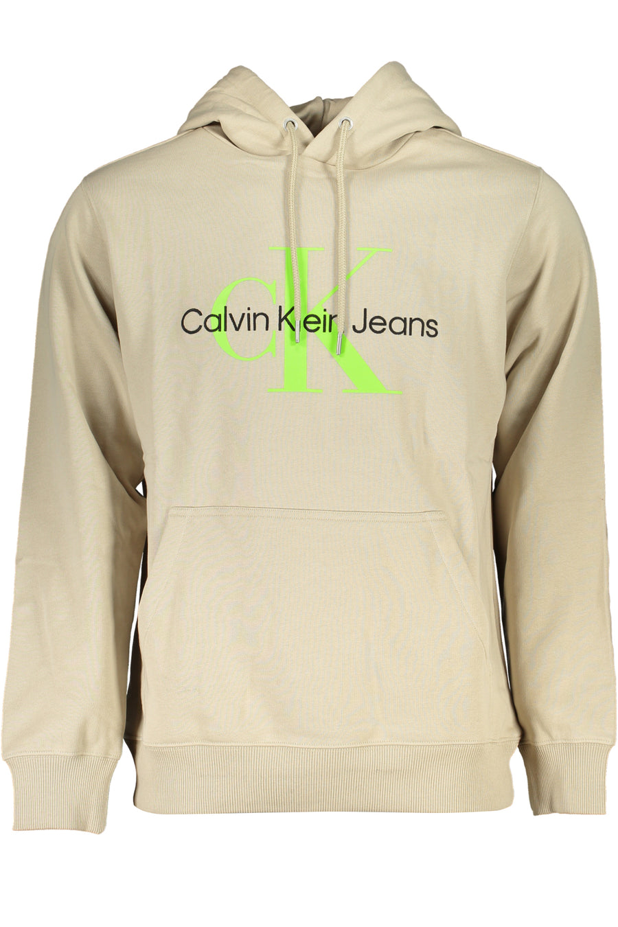 Calvin Klein Men's Zip-Up Sweatshirt, Beige