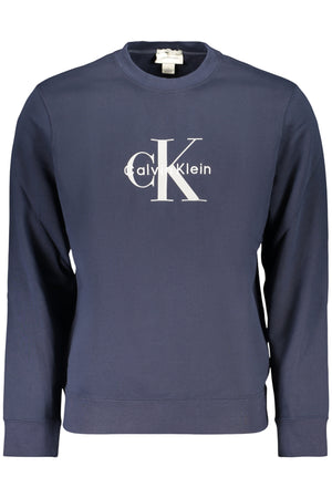 CALVIN KLEIN SUDADERA AZUL CON CREMALLERA PARA HOMBRE