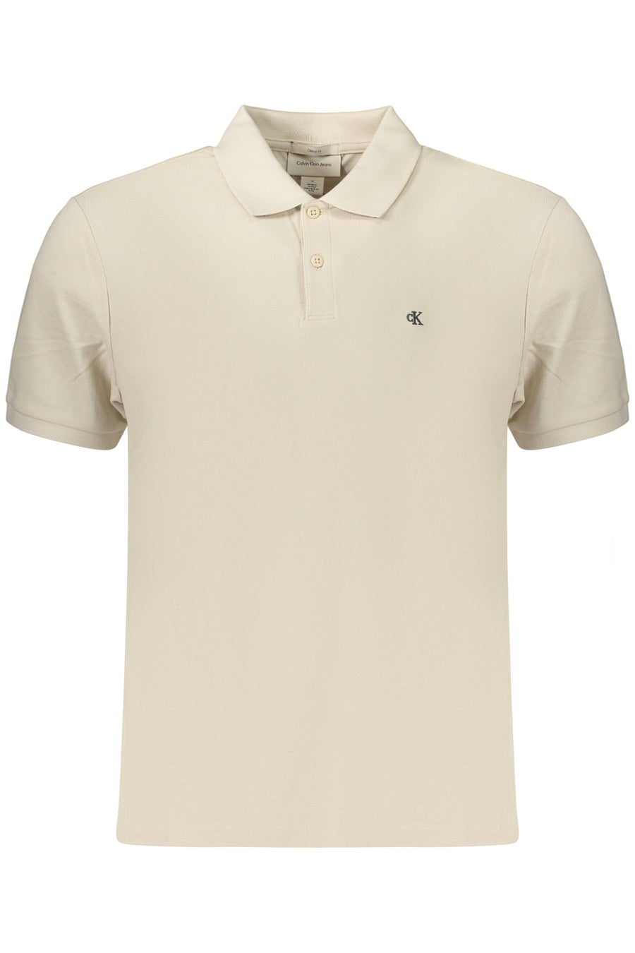Calvin Klein Men's Short-Sleeve Polo Shirt, Beige