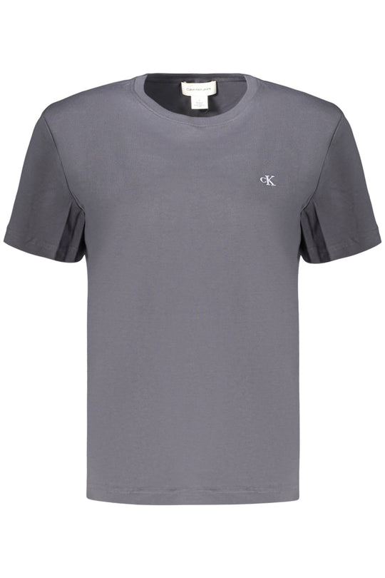CALVIN KLEIN CAMISETA DE MANGA CORTA GRIS PARA MUJER
