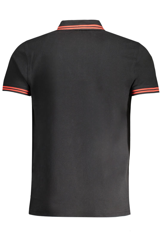 Cavalli Class Men's Short Sleeved Polo Shirt Black