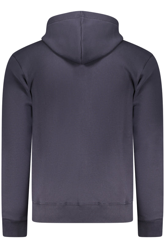Coveri Moving Men's Blue Zip-Up Sweatshirt