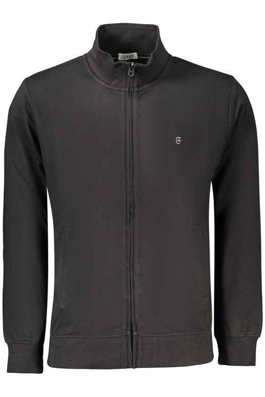Coveri Moving Men's Black Zip-Up Sweatshirt