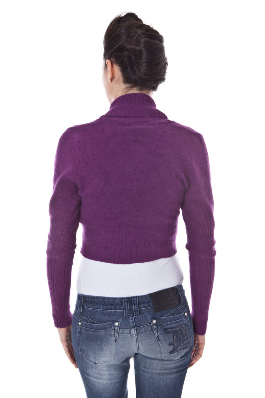 Datch Shrug Long Sleeves Purple Woman