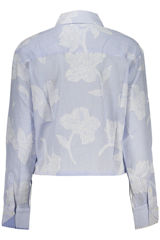 Desigual Women's Long-Sleeved Shirt, Blue