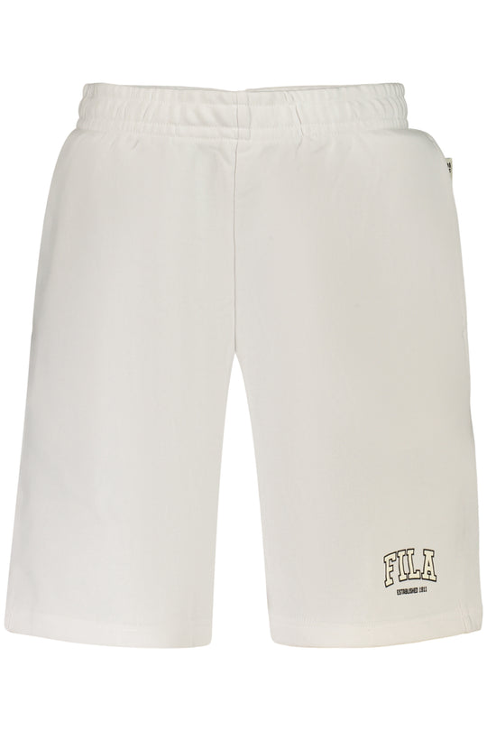 Fila Men's White Short Tracksuit Pants