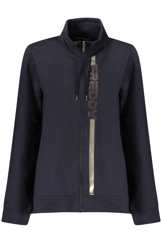 Freddy Women's Blue Zip-Up Sweatshirt
