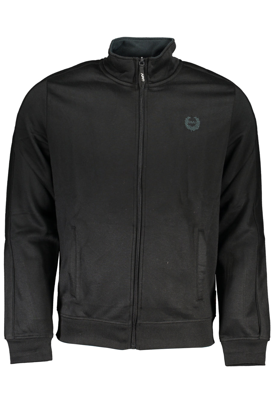 Gian Marco Venturi Men's Black Sweatshirt with Zip