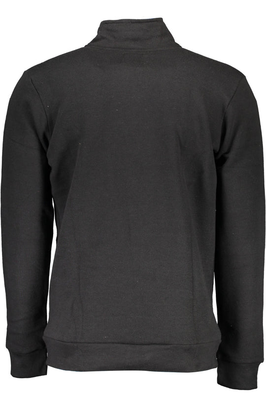 Gian Marco Venturi Men's Black Sweatshirt with Zip