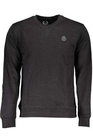 Gian Marco Venturi Men's Black Zip-Less Sweatshirt
