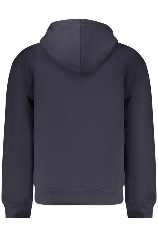 Guess Jeans Men's Blue Zip-Up Sweatshirt
