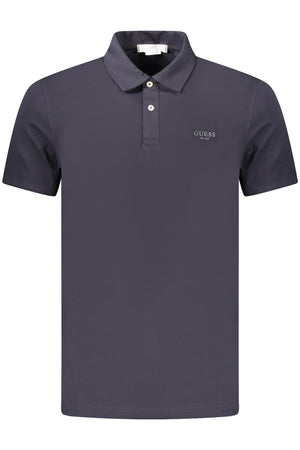 Guess Jeans Men's Short-Sleeve Polo Shirt, Blue
