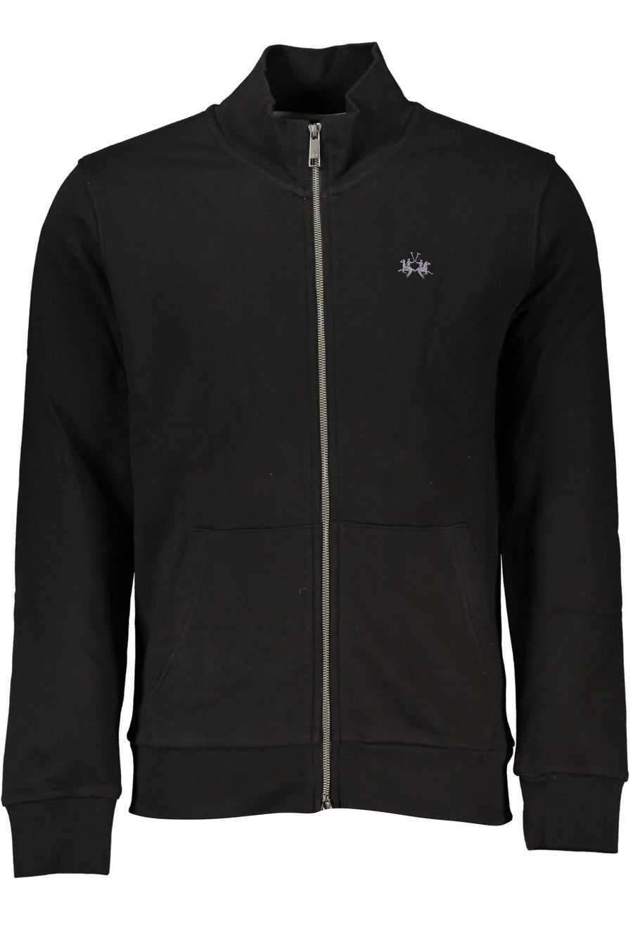 La Martina Men's Black Zipped Sweatshirt
