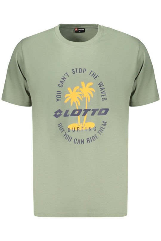 LOTTO CAMISETA VERDE DE MANGA CORTA PARA HOMBRE