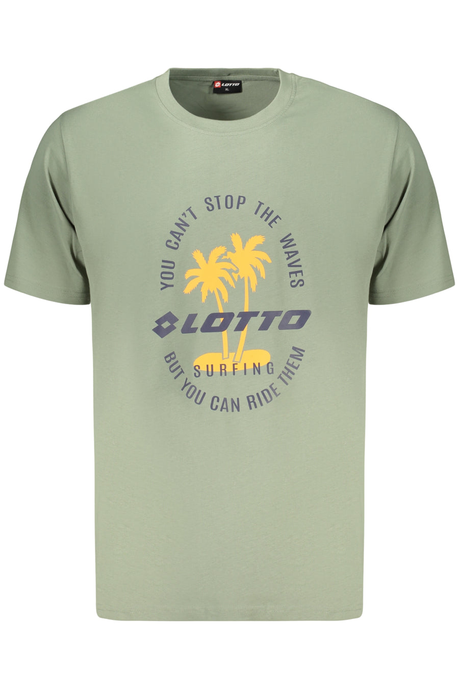 LOTTO CAMISETA VERDE DE MANGA CORTA PARA HOMBRE