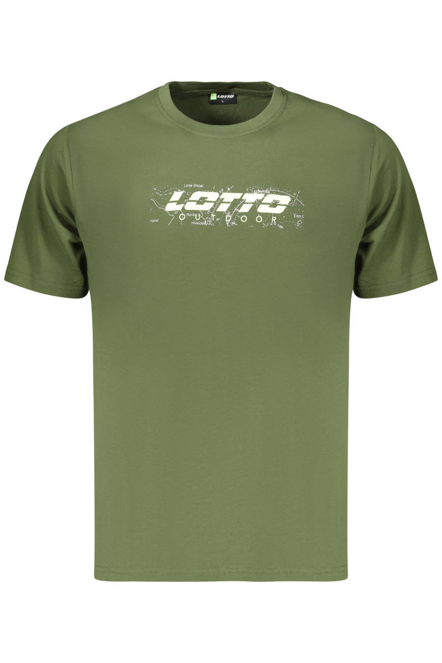 LOTTO CAMISETA VERDE DE MANGA CORTA PARA HOMBRE