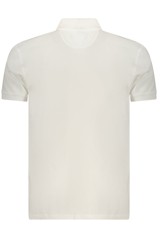 Marina Militare Navy Men's Short-Sleeved Polo Shirt, White