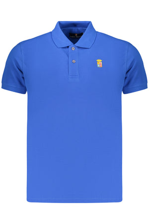 Marina Militare Navy Navy Men's Short-Sleeved Polo Shirt, Blue