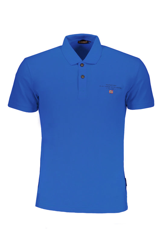 Napapijri Men's Short Sleeved Polo Shirt Blue