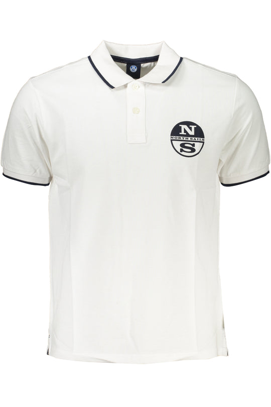 North Sails Men's White Short Sleeved Polo Shirt