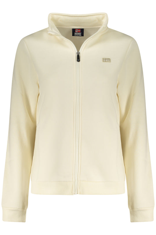 Norway 1963 Women's White Zip-Up Sweatshirt