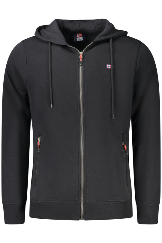 Norway 1963 Men's Black Zip-Up Sweatshirt