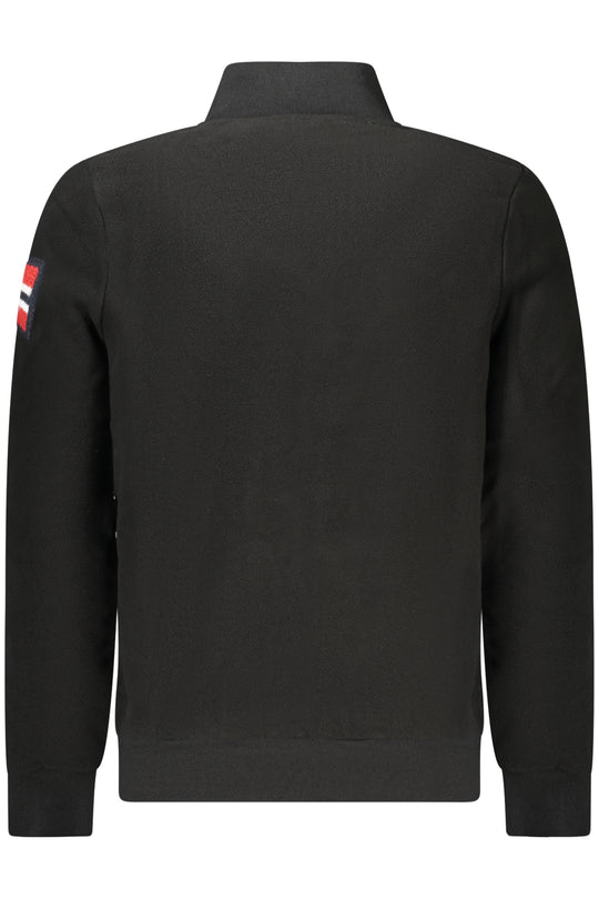 Norway 1963 Men's Black Zip-Up Sweatshirt