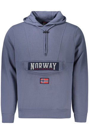 Norway 1963 Men's Blue Zip-Up Sweatshirt