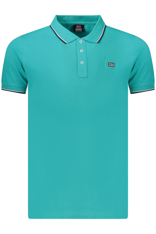 Norway 1963 Men's Short-Sleeved Polo Shirt, Blue