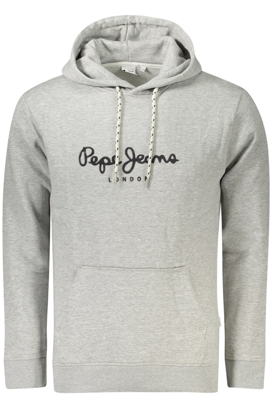 Pepe Jeans Men's Gray Zip-Up Sweatshirt