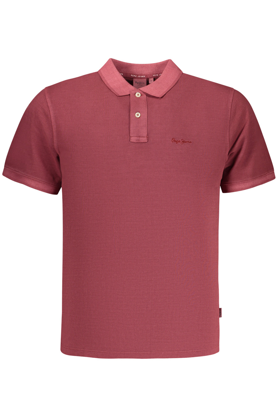 Pepe Jeans Men's Short-Sleeved Polo Shirt, Red