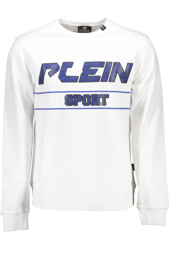 Plein Sport Men's Zip-Up Sweatshirt White