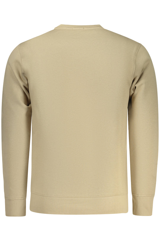 Rifle Men's Zip-Up Sweatshirt Beige