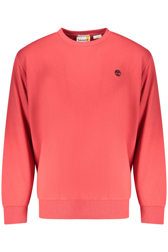 Timberland Men's Red Zip-Up Sweatshirt