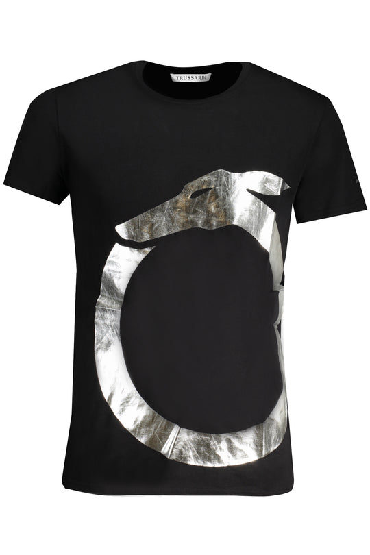 Trussardi Men's Short Sleeve T-Shirt Black